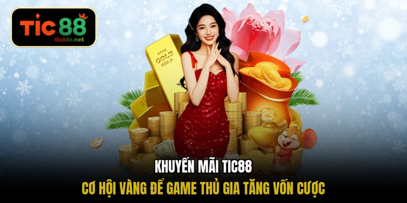 Khuyến mãi TIC88 cơ hội vàng để game thủ gia tăng vốn cược