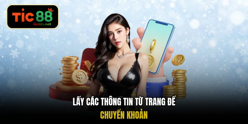 Lấy các thông tin từ trang để chuyển khoản
