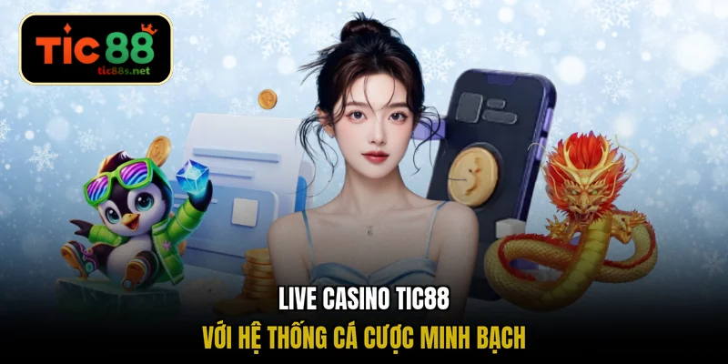 Live Casino TIC88 với hệ thống cá cược minh bạch